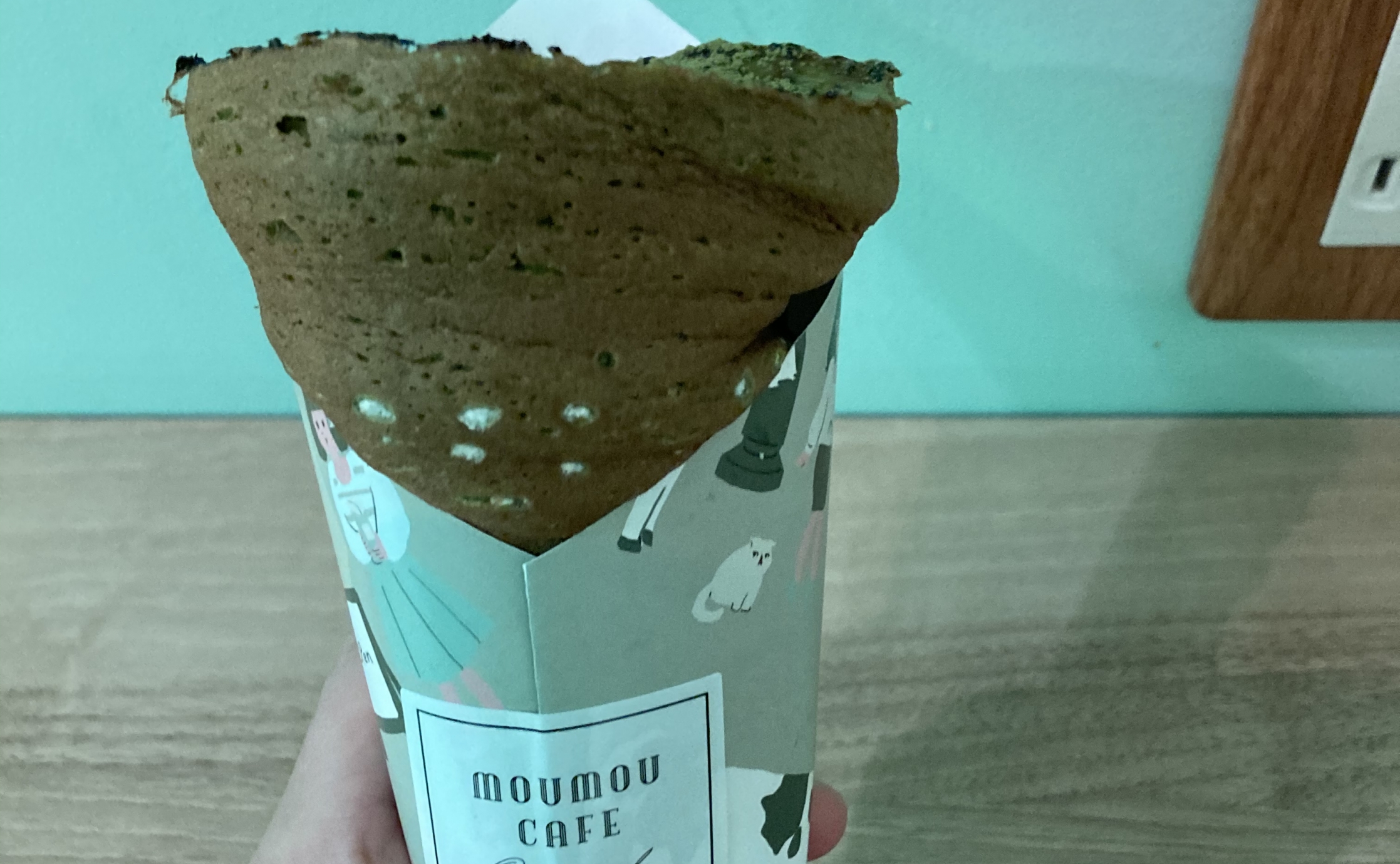 抹茶ブリュレクレープ Moumou Cafe Alcocca名古屋 アルコッカ 名古屋