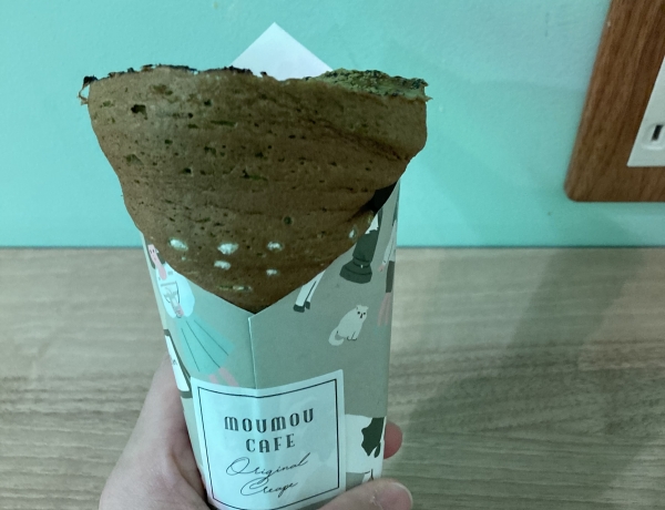 抹茶ブリュレクレープ：moumou cafe