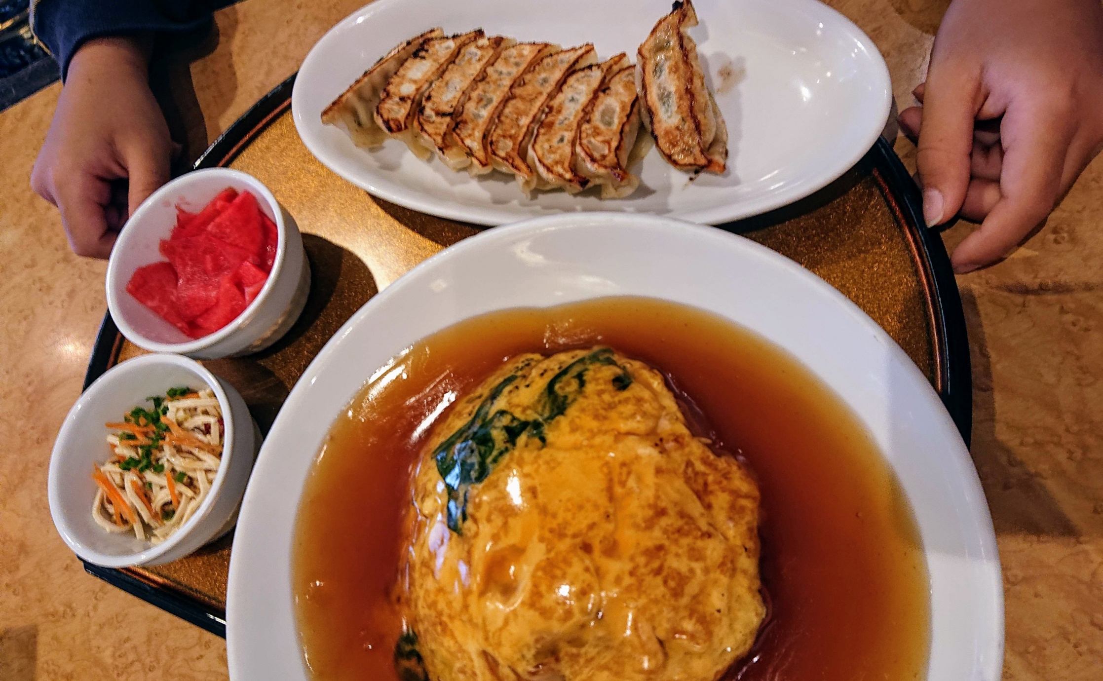 中国料理店でランチ