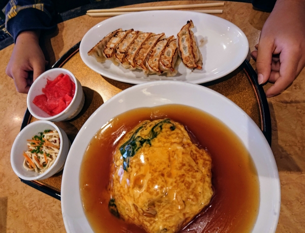 中国料理店でランチ