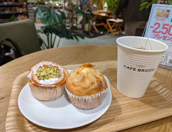 カフェブリッコでちょっと休憩