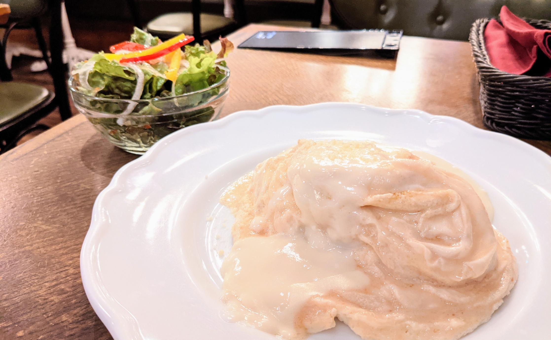 純白のオムライス