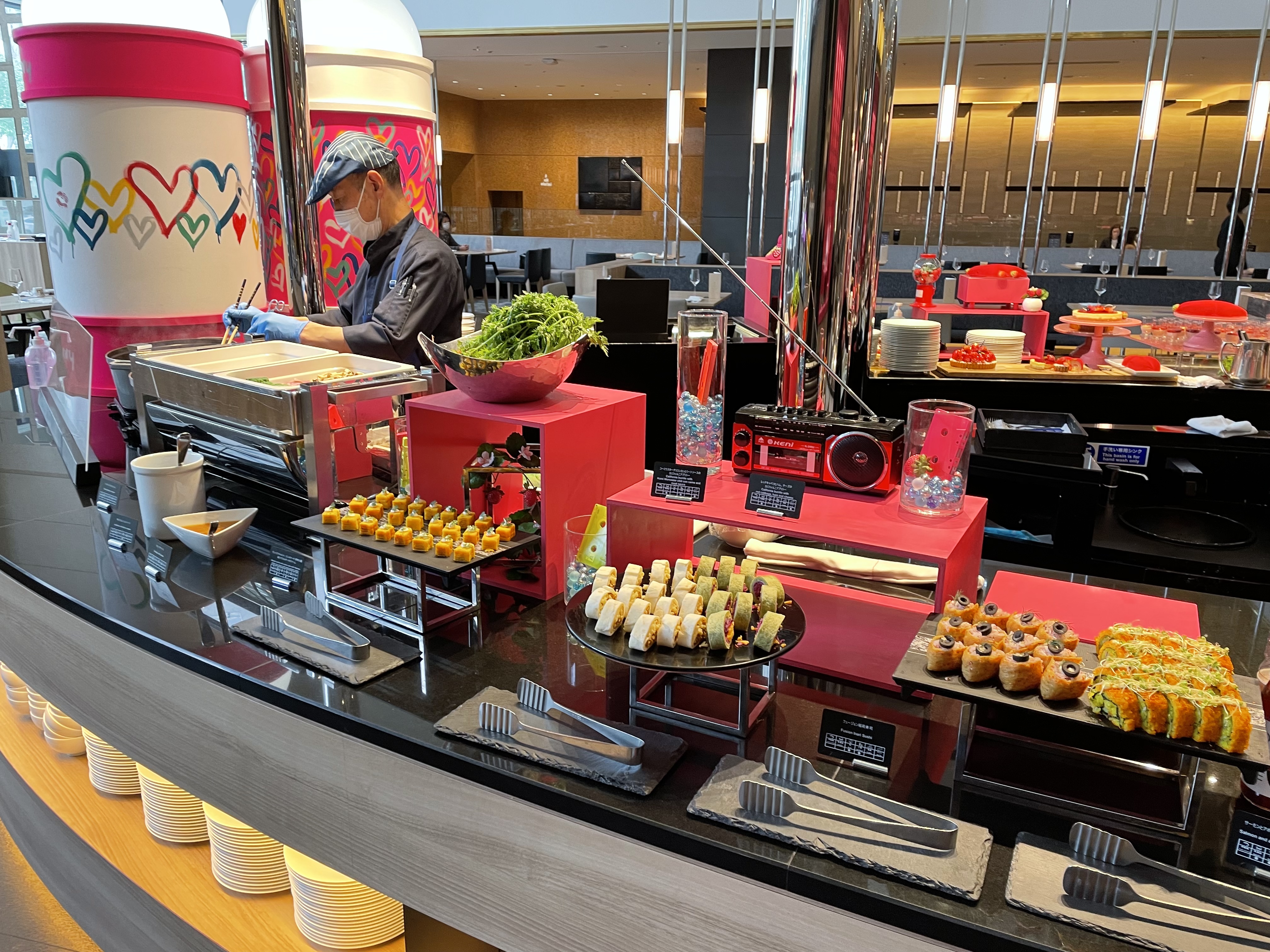 ヒルトン　ウインタービュッフェ🍓
