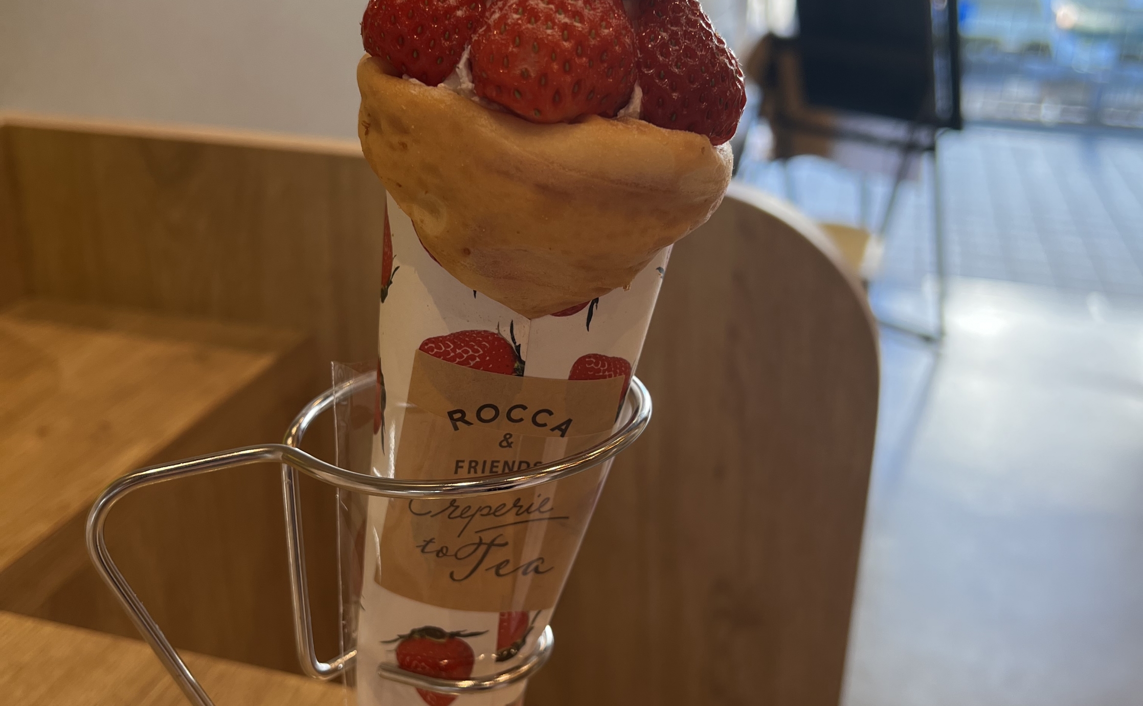 ROCCA&amp;FRIENDS CREPERIE to TEAさんのクレープ美味しい😉