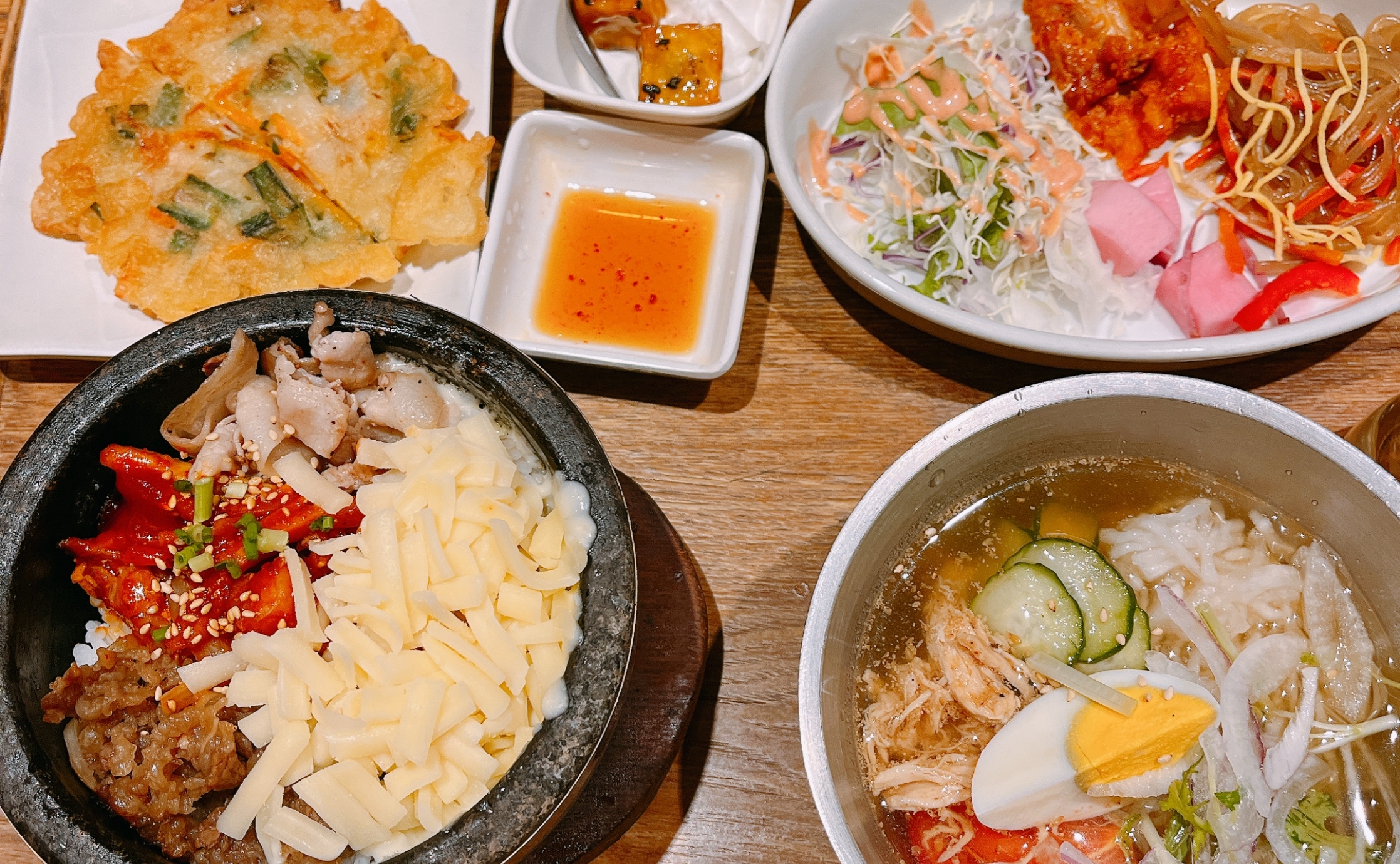 ボリューミーな韓国料理ランチ！