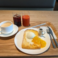 モンブランホテルのカフェ