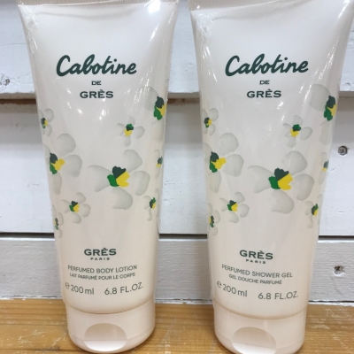 グレ カボティーヌ ボディローション¥680 シャワージェル¥480